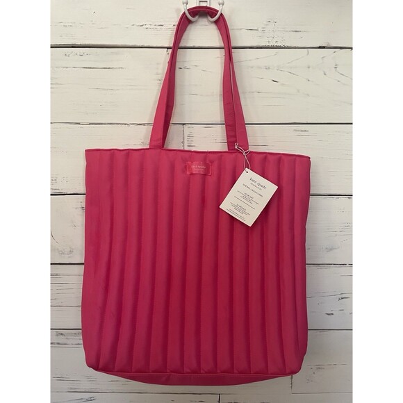 Kate Spade Hot Pink Quilted Large Tote (Fragrance Bag) New with Tags - Picture 1 of 5